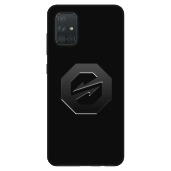 Hülle für Samsung Galaxy A71 A715F - OKTAGON - Stealth Logo