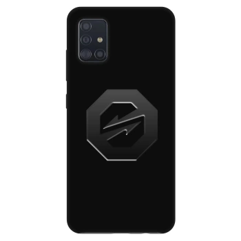 Hülle für Samsung Galaxy A51 A515F - OKTAGON - Stealth Logo