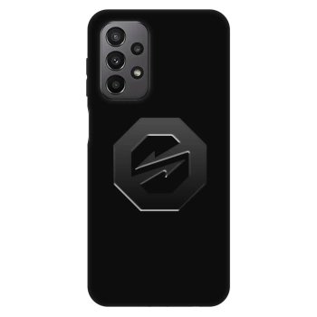 Hülle für Samsung Galaxy A23 A236B 5G - OKTAGON - Stealth Logo