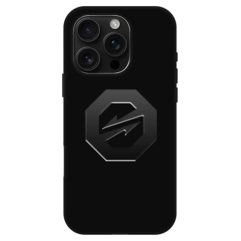 Hülle für Apple iPhone 16 Pro - OKTAGON - Stealth Logo