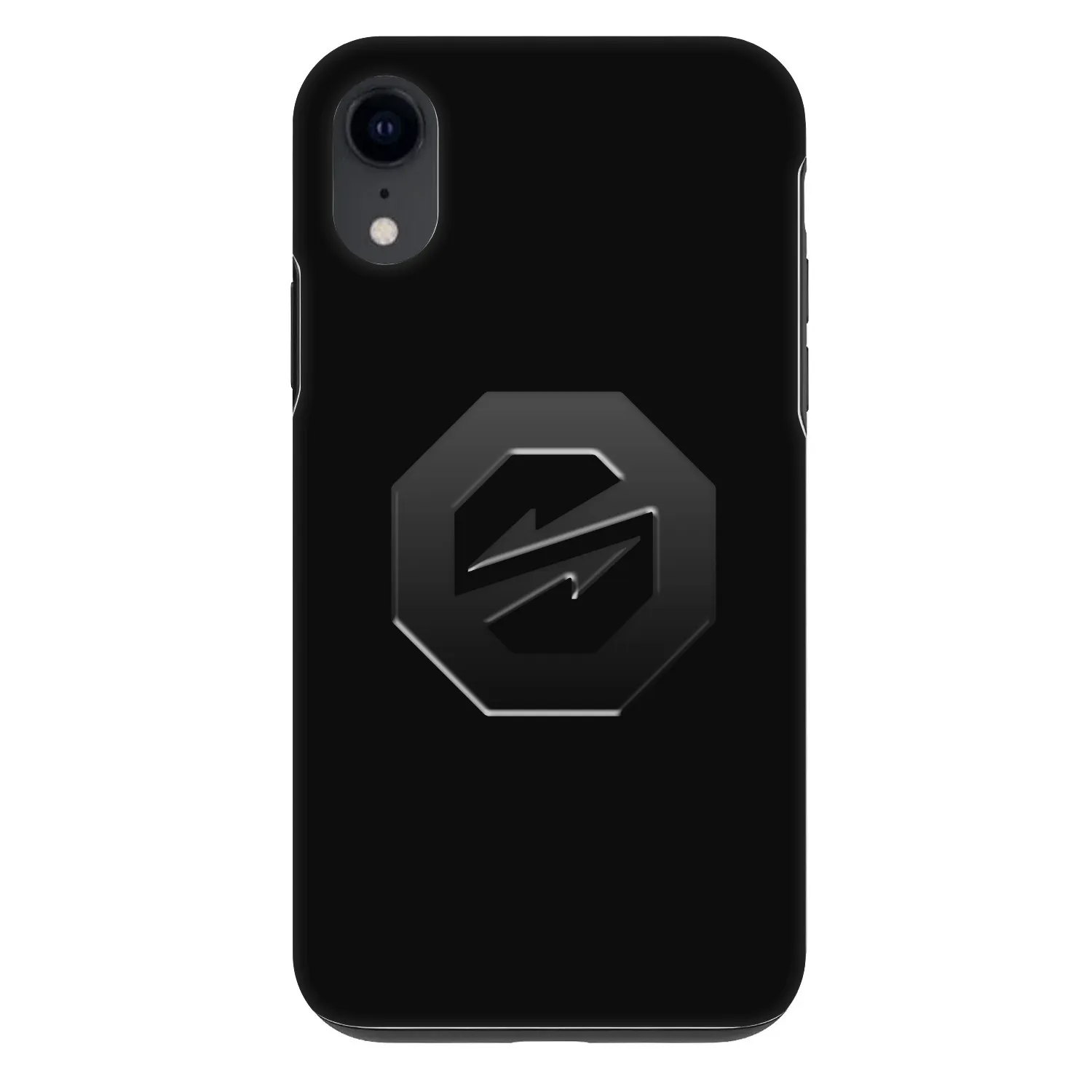 Picasee Fashion Case für Apple iPhone XR - OKTAGON - Stealth Logo