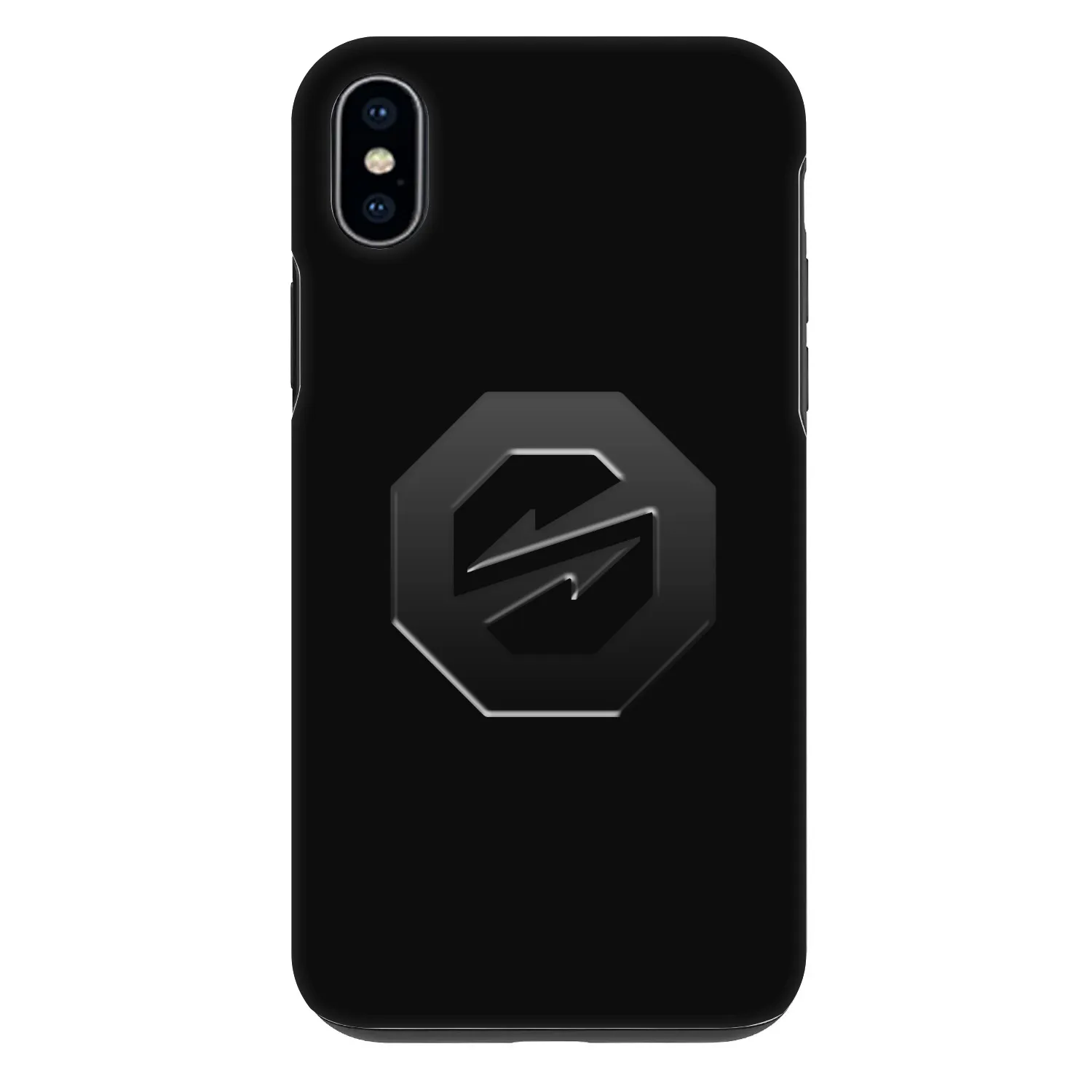 Picasee Fashion Case für Apple iPhone XS Max - OKTAGON - Stealth Logo