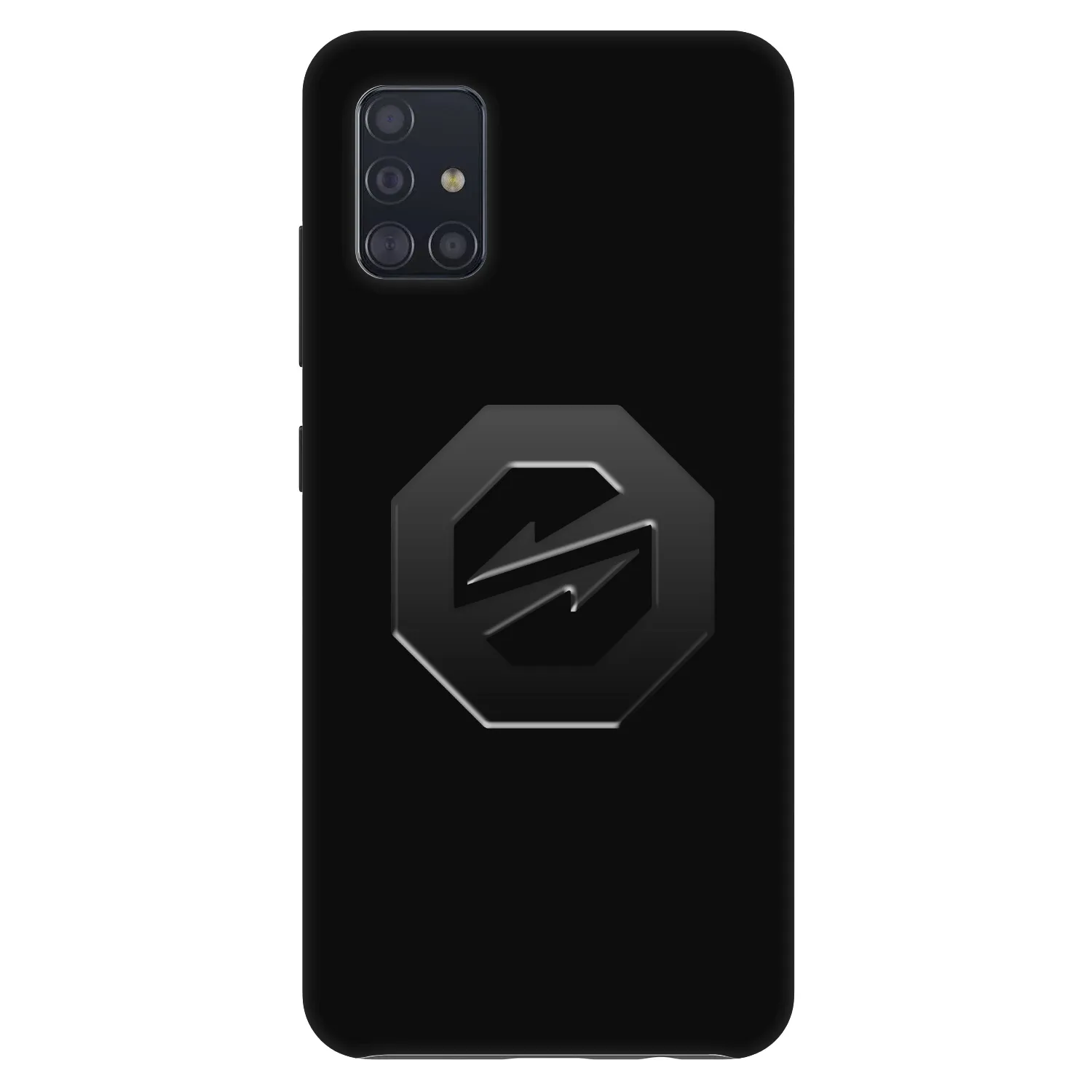 Picasee Fashion Case für Samsung Galaxy A51 A515F - OKTAGON - Stealth Logo