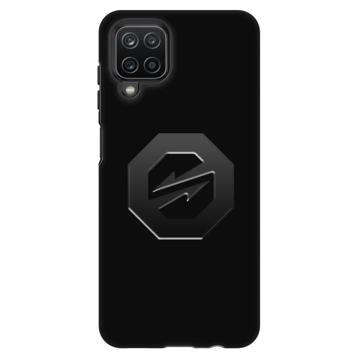 Picasee Fashion Case für Samsung Galaxy A12 A125F - OKTAGON - Stealth Logo