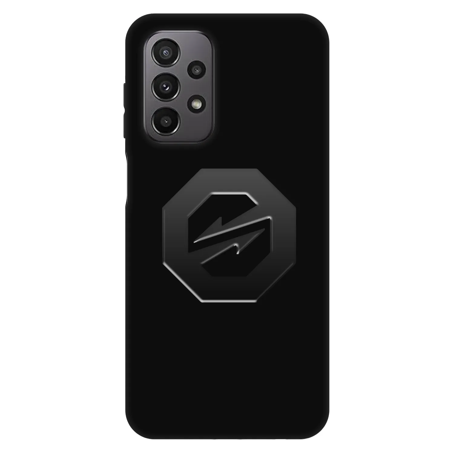 Picasee Fashion Case für Samsung Galaxy A23 A235F 4G - OKTAGON - Stealth Logo