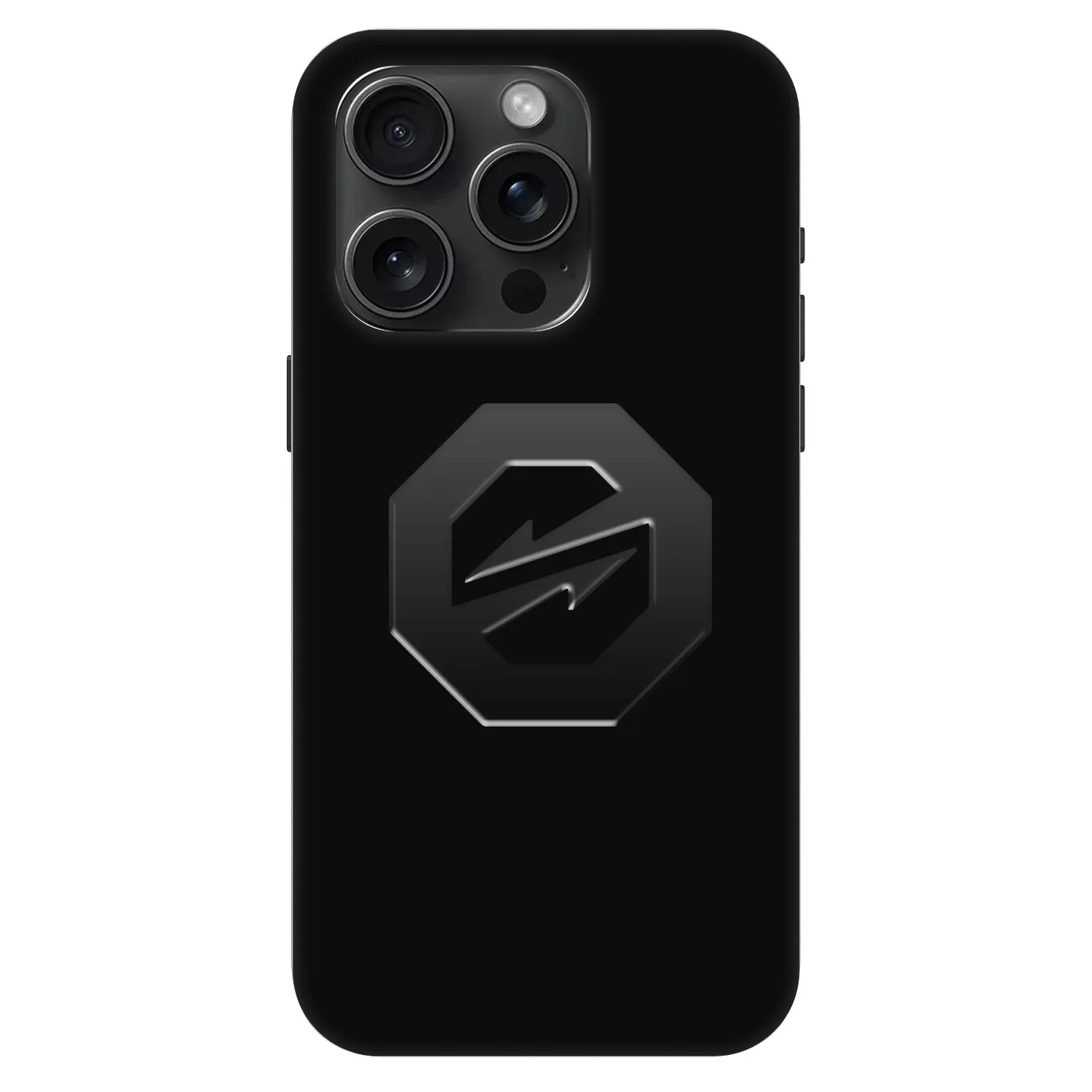 Picasee Fashion Case MagSafe für Apple iPhone 15 Pro - OKTAGON - Stealth Logo