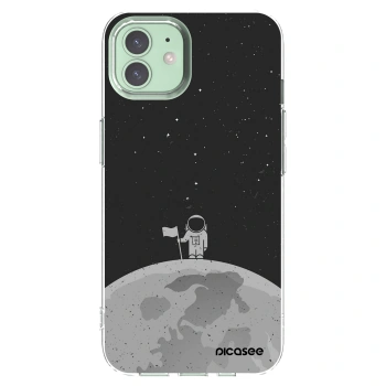 Picasee Apple iPhone 12 Hülle - Transparentes Silikon - Astronaut