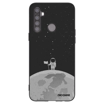 Picasee Realme 6i Hülle - Schwarzes Silikon - Astronaut