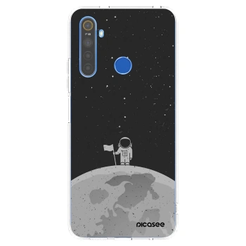 Picasee Realme 5 Hülle - Transparentes Silikon - Astronaut