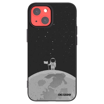 Picasee Apple iPhone 13 mini Hülle - Schwarzes Silikon - Astronaut