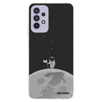 Picasee Samsung Galaxy A32 4G SM-A325F Hülle - Transparentes Silikon - Astronaut