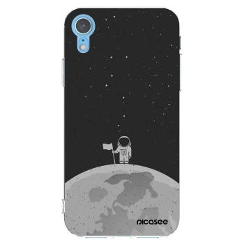 Picasee Apple iPhone XR Hülle - Transparentes Silikon - Astronaut