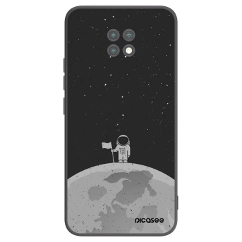 Picasee Xiaomi Redmi Note 9T Hülle - Schwarzes Silikon - Astronaut