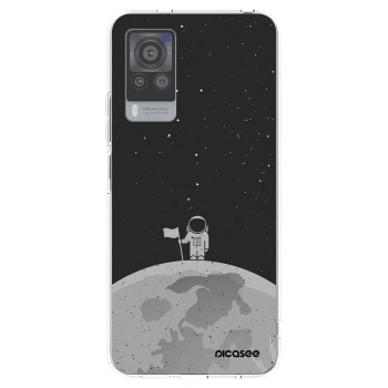 Picasee Vivo X60 Pro 5G Hülle - Transparentes Silikon - Astronaut