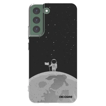 Picasee Samsung Galaxy S22+ 5G Hülle - Transparentes Silikon - Astronaut