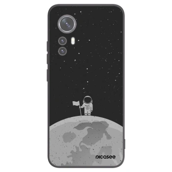 Picasee Xiaomi 12X Hülle - Schwarzes Silikon - Astronaut