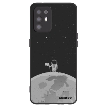 Picasee OPPO A94 5G Hülle - Schwarzes Silikon - Astronaut