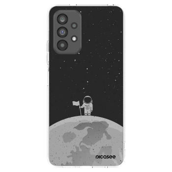 Picasee Samsung Galaxy A73 5G Hülle - Transparentes Silikon - Astronaut