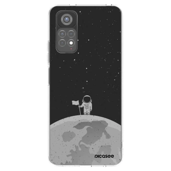 Picasee Xiaomi Redmi Note 11S 5G Hülle - Transparentes Silikon - Astronaut