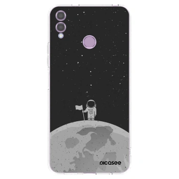 Picasee Honor 8X Hülle - Transparentes Silikon - Astronaut