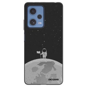 Picasee Xiaomi Redmi Note 12 Pro 5G Hülle - Schwarzes Silikon - Astronaut