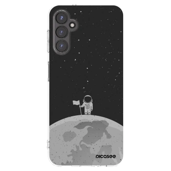 Picasee Samsung Galaxy A14 4G A145R Hülle - Transparentes Silikon - Astronaut