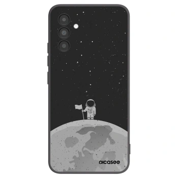 Picasee Samsung Galaxy A04s A047F Hülle - Schwarzes Silikon - Astronaut