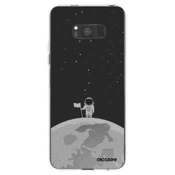 Picasee Samsung Galaxy S8 G950F Hülle - Transparentes Silikon - Astronaut