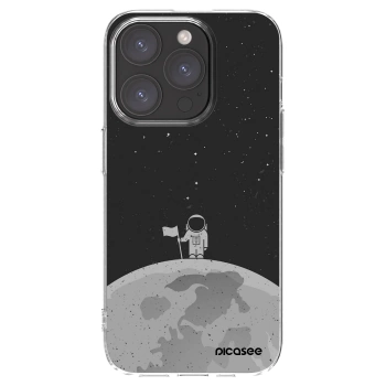 Picasee Apple iPhone 15 Pro Hülle - Transparentes Silikon - Astronaut