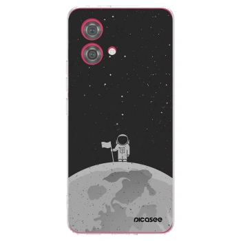 Picasee Motorola Moto G84 5G Hülle - Transparentes Silikon - Astronaut
