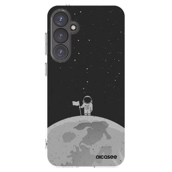 Picasee Samsung Galaxy S23 FE S711B Hülle - Transparentes Silikon - Astronaut