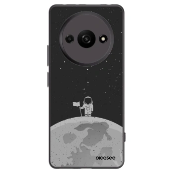 Picasee Xiaomi Redmi A3 Hülle - Schwarzes Silikon - Astronaut