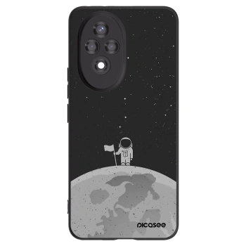 Picasee Honor 200 5G Hülle - Schwarzes Silikon - Astronaut