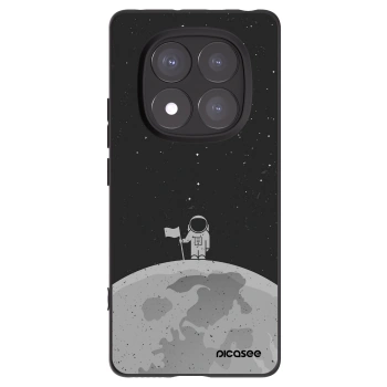 Picasee Xiaomi Redmi Note 14 Pro 5G Hülle - Schwarzes Silikon - Astronaut