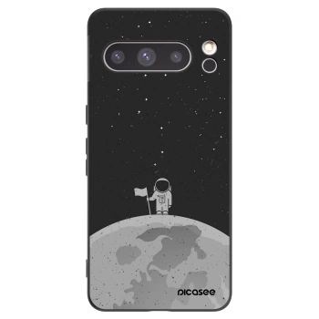 Picasee Google Pixel 8 Pro Hülle - Schwarzes Silikon - Astronaut