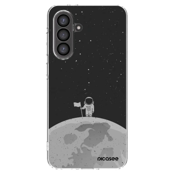 Picasee Samsung Galaxy A56 5G A566B Hülle - Transparentes Silikon - Astronaut
