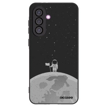 Picasee Samsung Galaxy A36 5G Hülle - Schwarzes Silikon - Astronaut