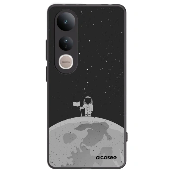 Picasee Vivo V50 Lite 5G Hülle - Schwarzes Silikon - Astronaut