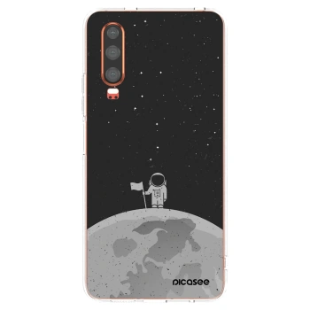 Picasee Huawei P30 Hülle - Transparentes Silikon - Astronaut