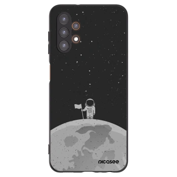 Picasee Samsung Galaxy A13 5G Hülle - Schwarzes Silikon - Astronaut