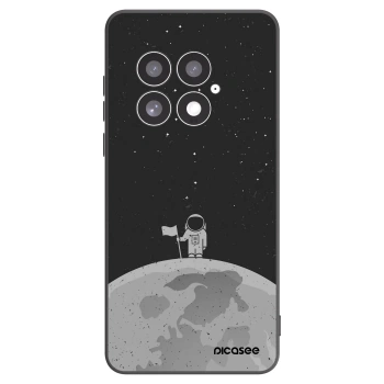 Picasee OnePlus 13 5G Hülle - Schwarzes Silikon - Astronaut