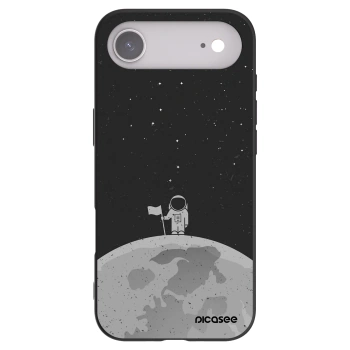 Picasee Apple iPhone Air Hülle - Schwarzes Silikon - Astronaut