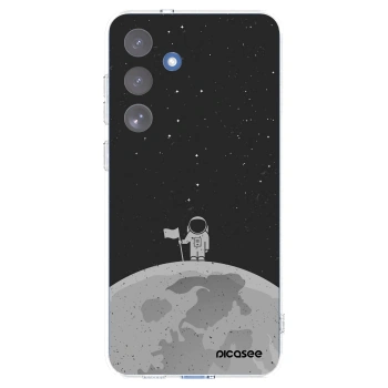 Picasee Samsung Galaxy S25 FE 5G Hülle - Transparentes Silikon - Astronaut
