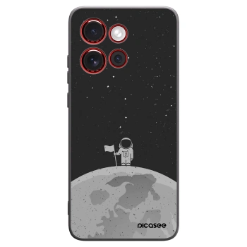Picasee Motorola Edge 60 Neo 5G Hülle - Schwarzes Silikon - Astronaut