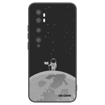Picasee Xiaomi Mi Note 10 (Pro) Hülle - Schwarzes Silikon - Astronaut