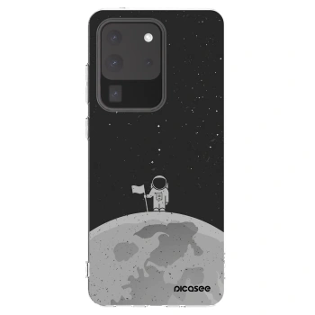 Picasee Samsung Galaxy S20 Ultra 5G G988F Hülle - Transparentes Silikon - Astronaut