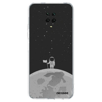 Picasee Xiaomi Redmi Note 9 Pro Hülle - Transparentes Silikon - Astronaut