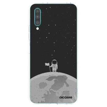 Picasee Samsung Galaxy A30s A307F Hülle - Transparentes Silikon - Astronaut