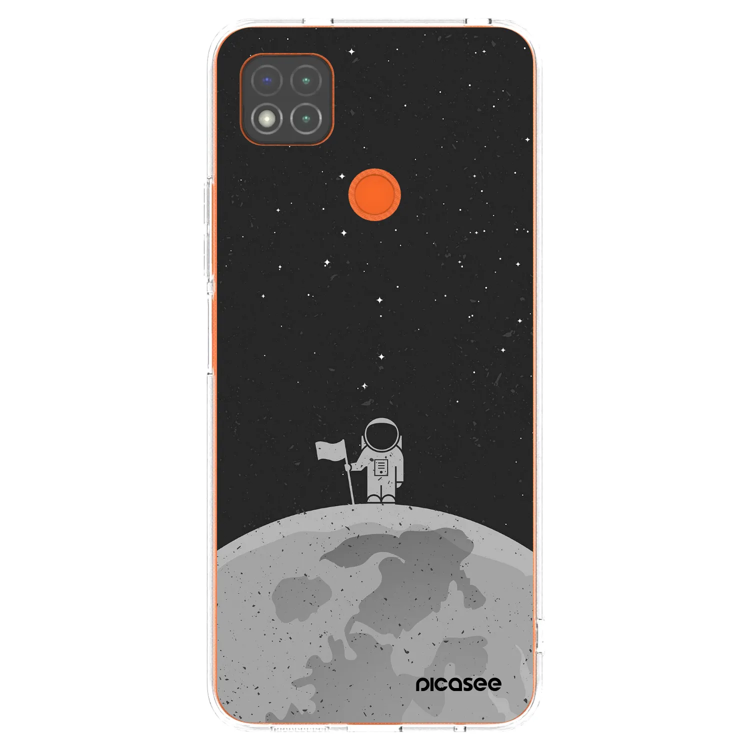Picasee Xiaomi Redmi 9C Hülle - Transparentes Silikon - Astronaut