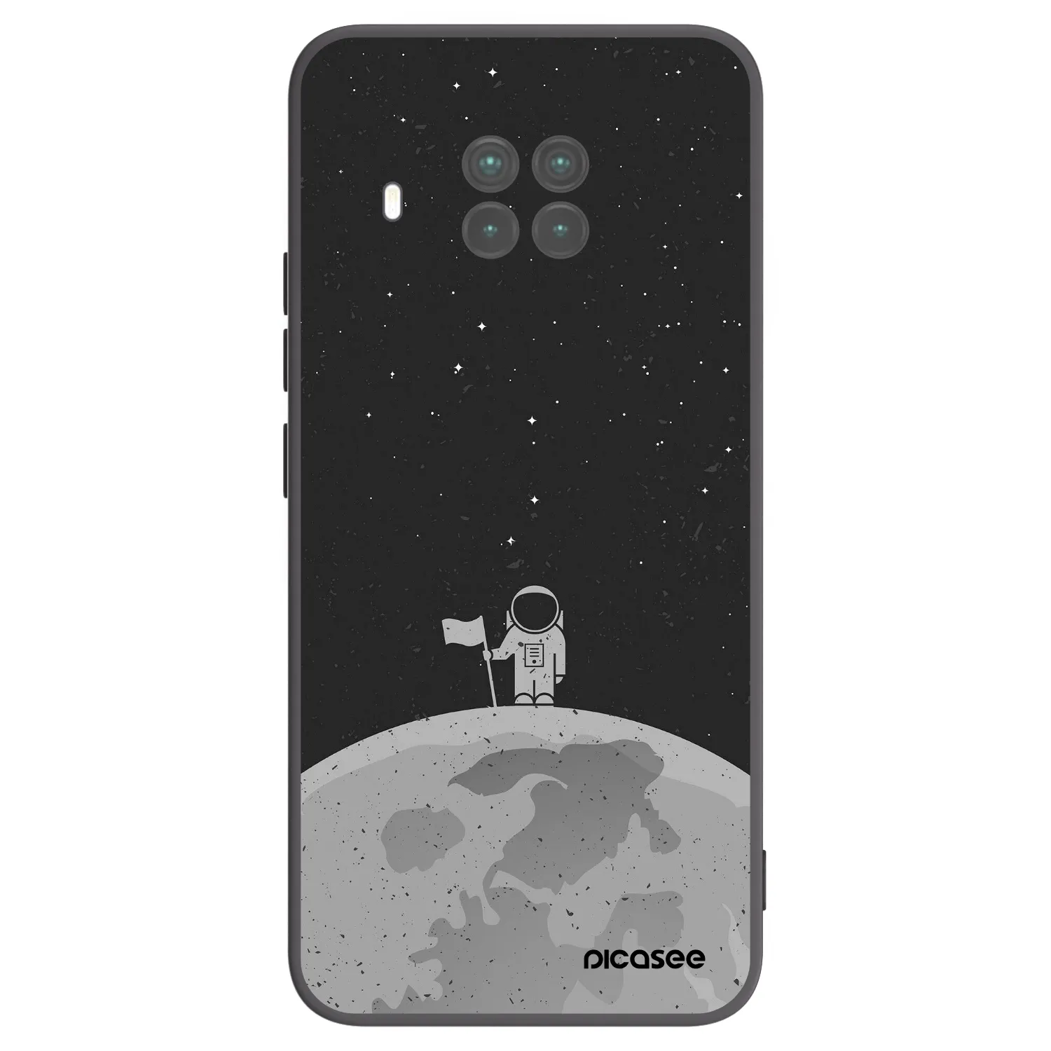 Picasee Xiaomi Mi 10T Lite Hülle - Schwarzes Silikon - Astronaut